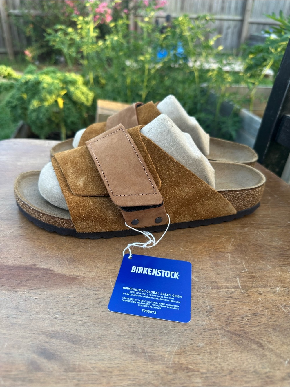 Birkenstock New w/ Box Kyoto Mink Nubuck/Suede Leather Women 9 Men 7